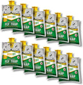 BUGGOFF - 12 Pack Outdoor Disposabe Hanging Fly Traps with Natural Pre-Bait, Catches Flyes Everywhere Anywhere, Stables, Ranches, Cottages and More. Cut, Fill and Hang.
