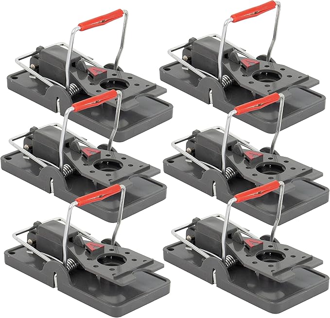 Victor Humane Mouse Traps M393SSR - Easy Set Reusable Mouse Trap - Pack of 36