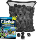 Aquatic Experts Bio Balls Filter Media, 1 Inch Small Bio Ball for Ponds and Aquarium Filters, Perfect Aquarium Filter Media, Made in The USA, (250 Count with Mesh Bag)