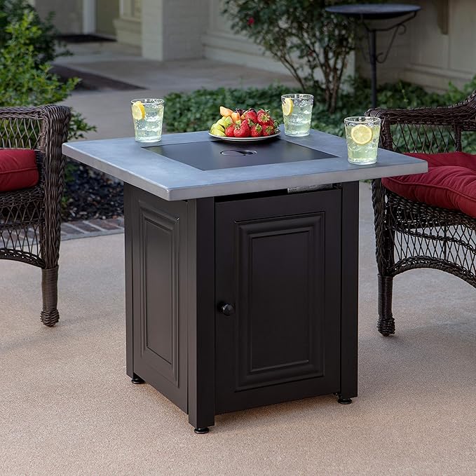 Endless Summer, Wakefield, Square 28" Outdoor Propane Fire Pit