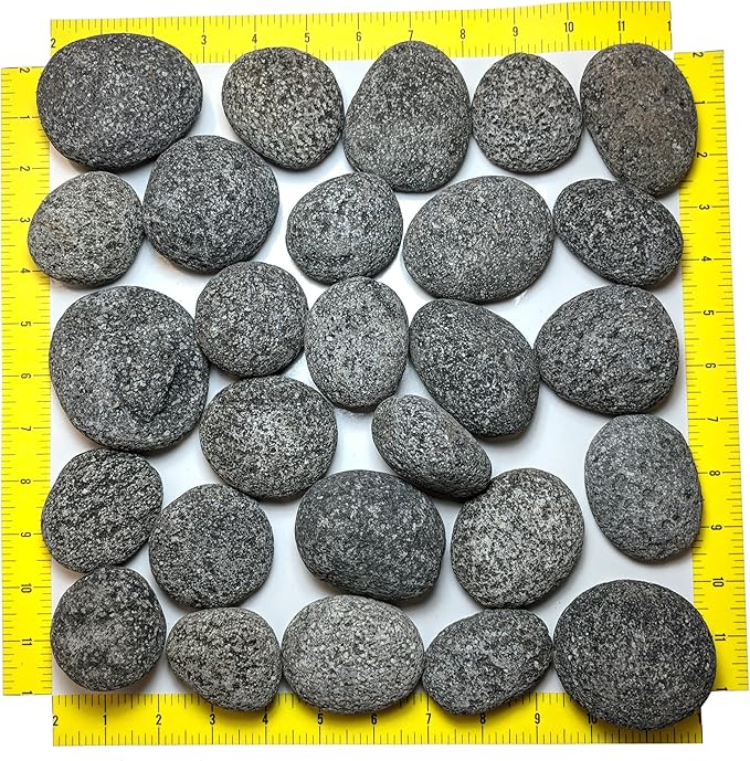 Midwest Hearth Lava Stones for Gas Fire Pit and Fireplace (Large (2" - 3"))