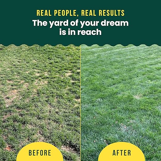 Sunday Green Machine Granular Lawn Fertilizer - 30-0-5 Mix for Up to 120 Days of Growth - Enriched with Potassium & Organic Matter for Soil Health & Extended Feeding - 12lbs - Covers Up to 4,000 Sq Ft