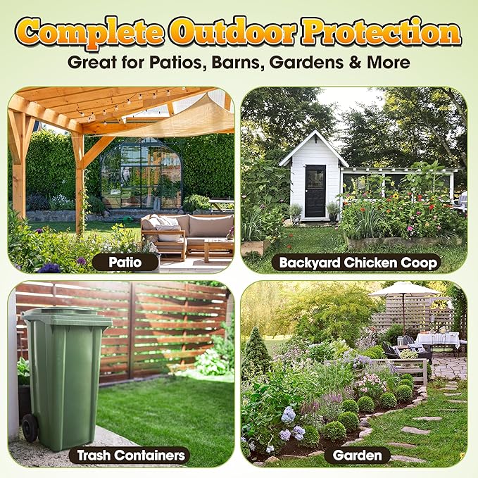 ForceField Natural Flea, Mosquito Yard Treatment - Repellent Granules for Backyard Mosquito Control | Pet Safe, DEET-Free Outdoor Control | Long-Lasting Barrier for Lawns, Patios, & Barns 3 LB