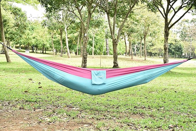 UTEBIT Hammock with Mosquito net Mosquito Net Camping Hammock 134" x 102" Outdoor Lightweight Hammock Tent for Outdoor Activities