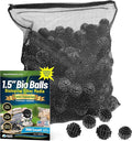 Aquatic Experts Bio Balls Filter Media Bulk, 1.5 Inch Large Bio Balls for Pond & Aquarium Filters, Pond Filter Media for Outdoor Ponds, (300 Count with 14" x 20" Mesh Bag, 1.5 Inch)
